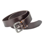 Ceinture tannée à la main Marron foncé