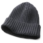 Casquette homme avec revers Anthracite