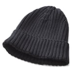 Casquette homme avec revers Noir