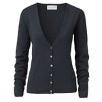 Eribé Damenstrickjacke Braun-Blau