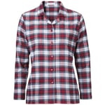 Pigiama da donna in flanella Blu-rosso
