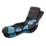 Sports Socks Made of Merino Wool Anthracite-Teal