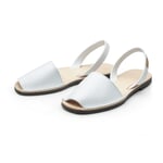 Women’s Avarca Sandals Made of Cowhide White