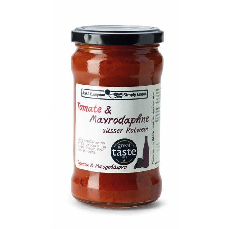 Græsk tomat- og rødvinssauce