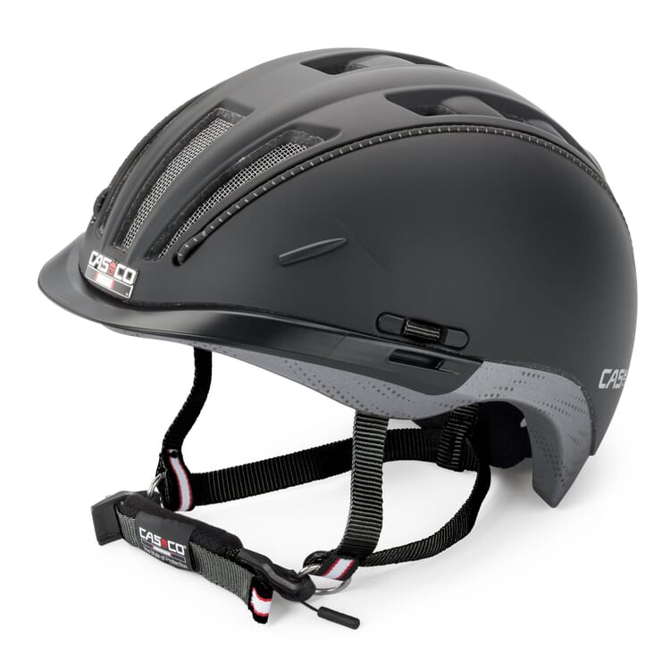 Casco Roadster, casco da bicicletta, Nero