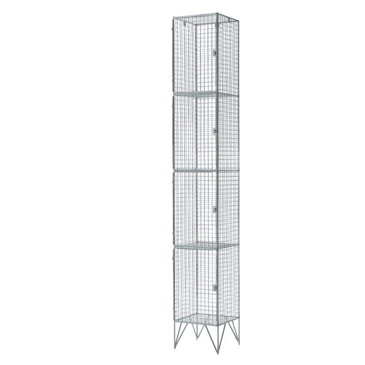 Vestiaire filet, 4 portes