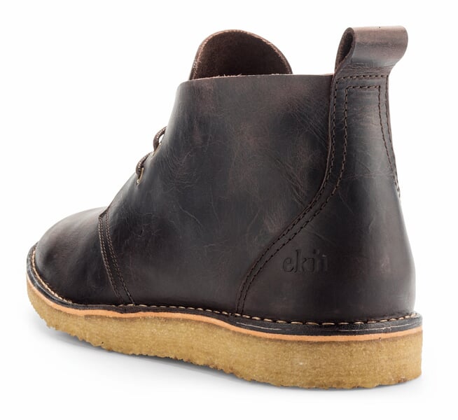 Botte homme semelle crêpe Marron, vue détaillée