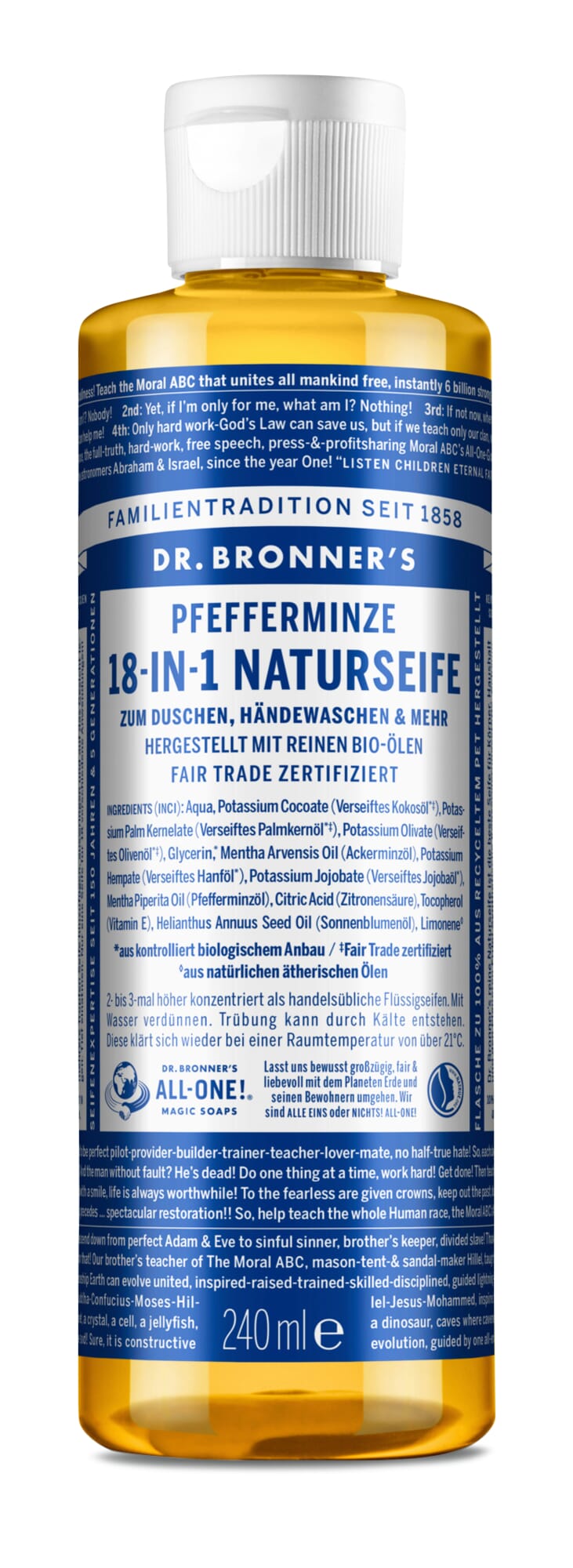 Dr. Bronner'S Shower Gel, Peppermint | Manufactum