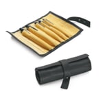 Rotolo portapenne Manufactum in pelle