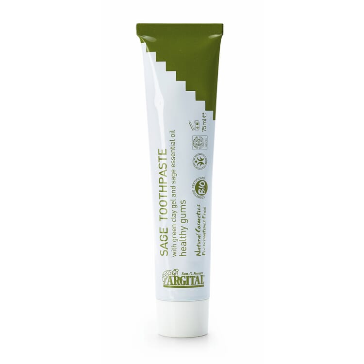 Dentifricio all'argilla verde, Salvia