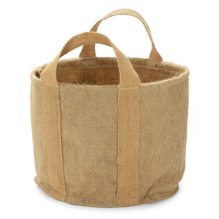 Pot en feutre de jute, Contenance : 16 l