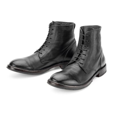 Men's lace-up boot, Black