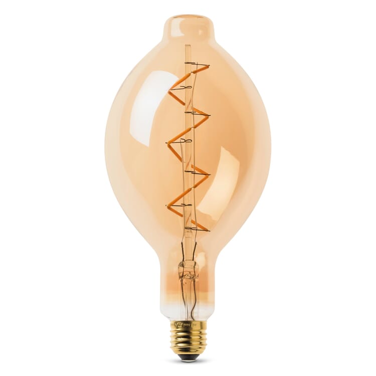 LED Filament Bulb Gold Lustered Whopper, Florence Flask