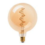 Lámpara LED de filamento dorado Kaventsmann Bola