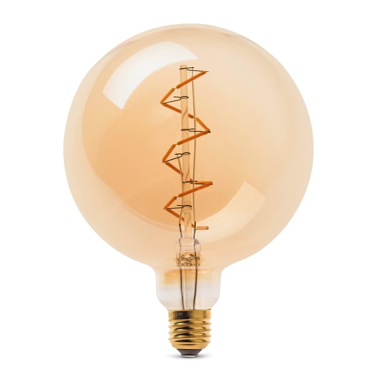 Lampe à filaments LED or lustre Kaventsmann, Boule