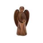 Guardian Angel Made of Walnut Wood Boy
