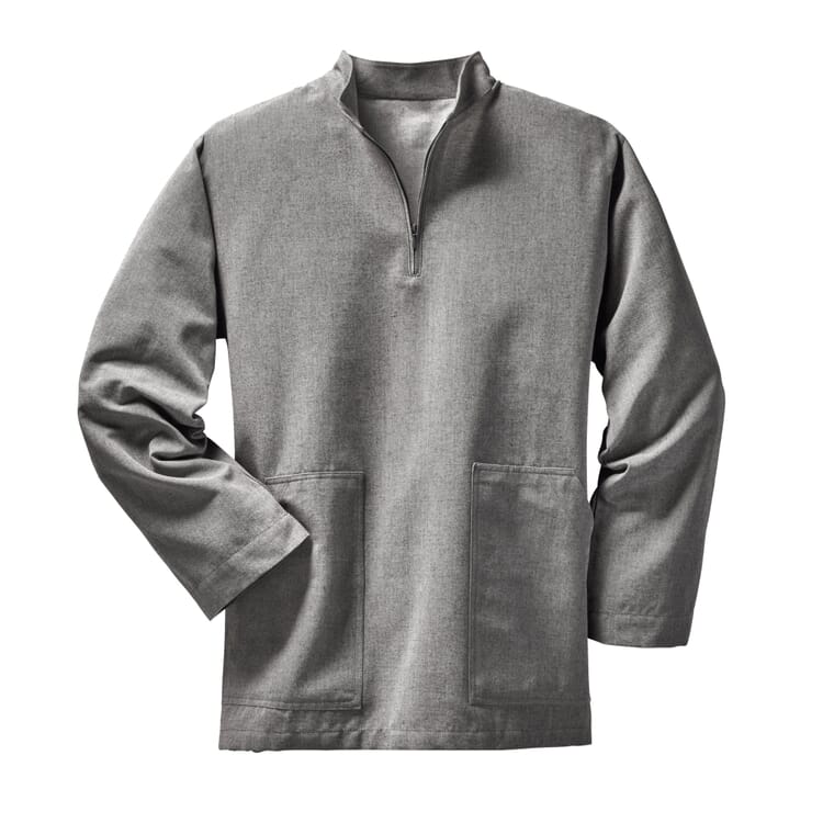 Monk work coat, Grey melange