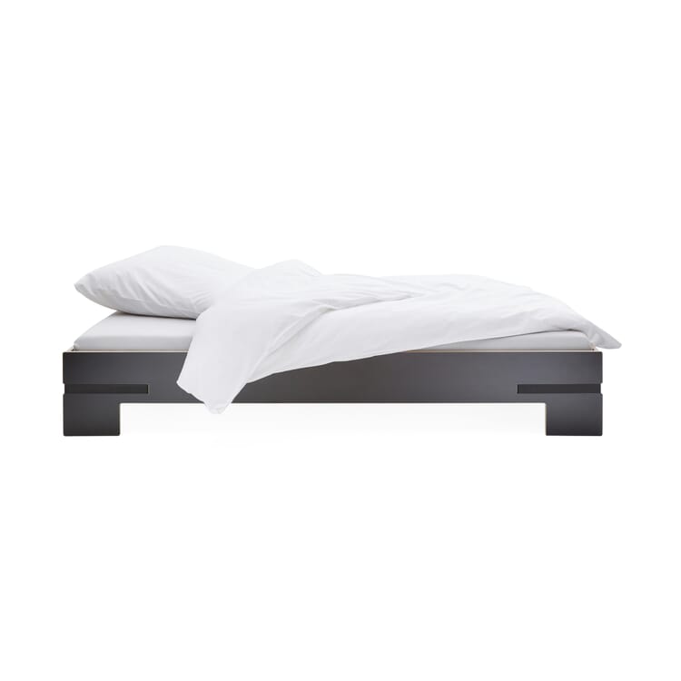 Bed Strap bed zwart, 180x200cm banden zwart
