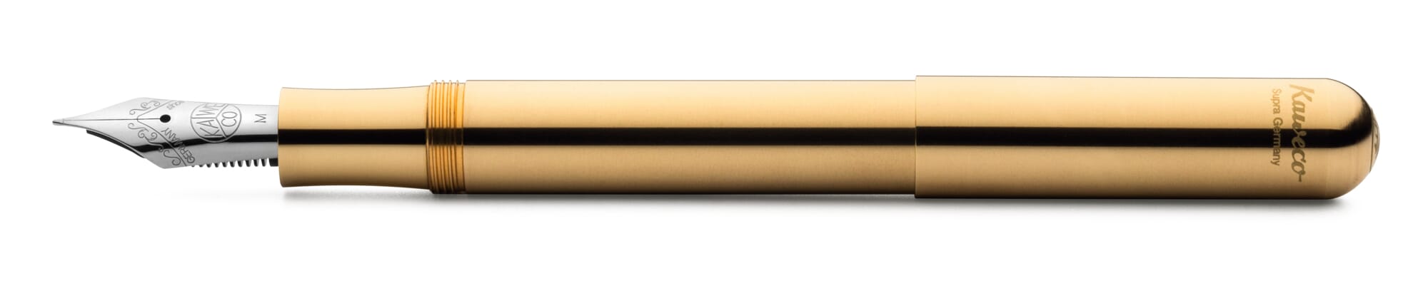 Kaweco Supra Brass Fountain Pen Caneta Esferográfica de luxo ou