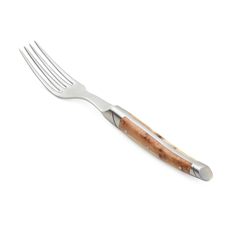 Tenedor de bistec madera de enebro