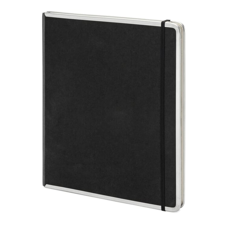 Metal edged office book, lined