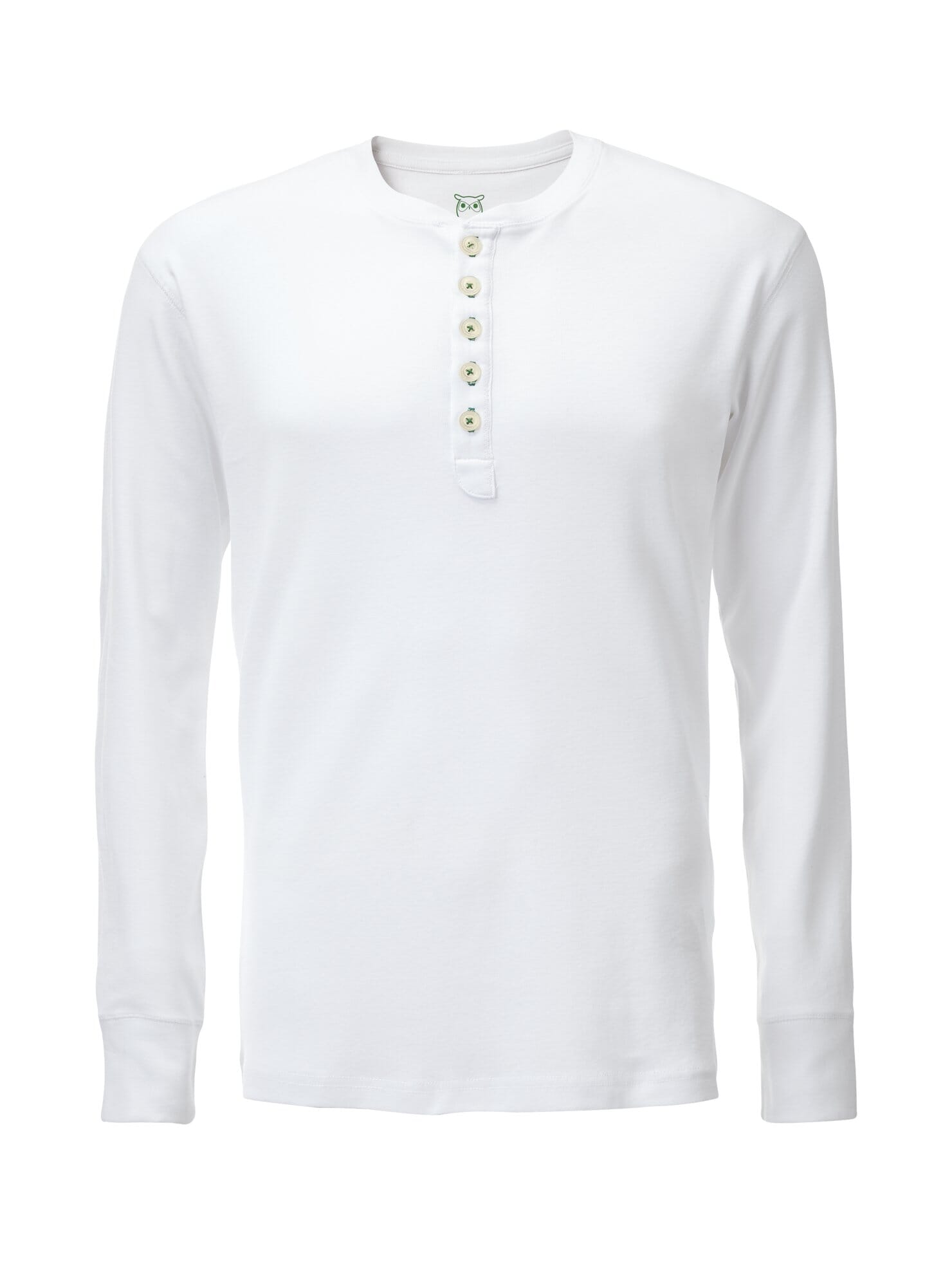 Henley-Shirt, Weiß Manufactum 