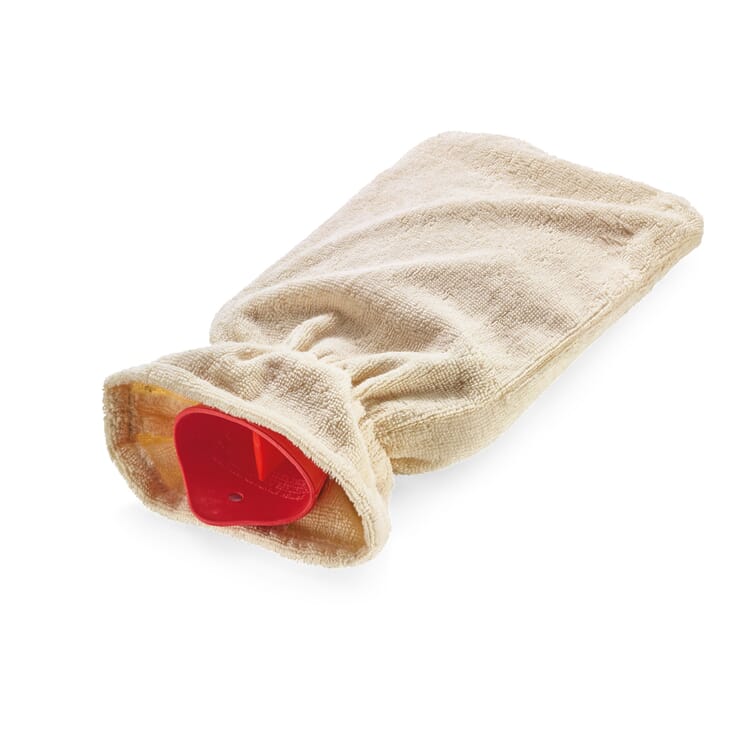 Warmwaterkruikhoes van badstof