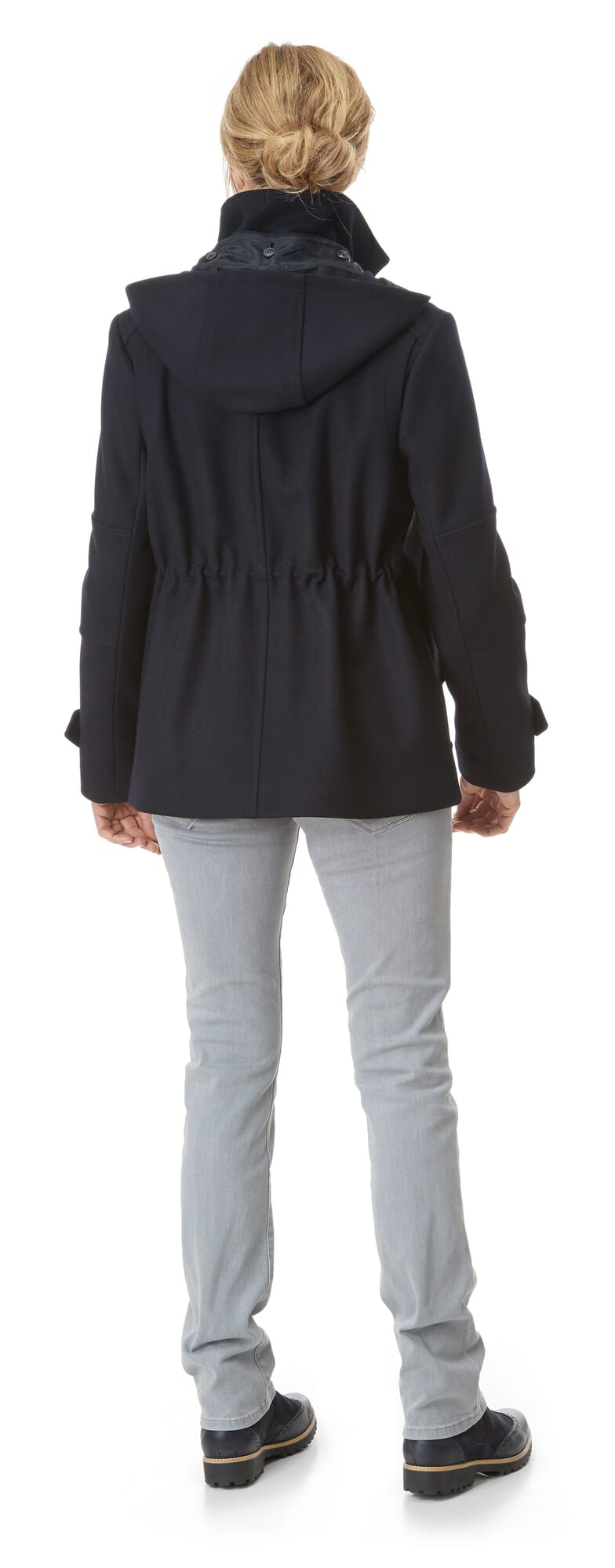 Ladies navy clearance hooded jacket