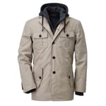 Men’s EtaProof® Jacket with Wool Fleece Inner Jacket Beige