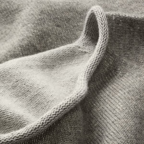 Dames Trui Merino Wol Beige bruin, close-up