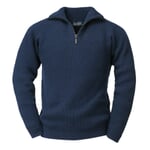 Men’s Half-Zip Sweater by Seldom Navy Blue