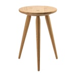 Stool oak wood