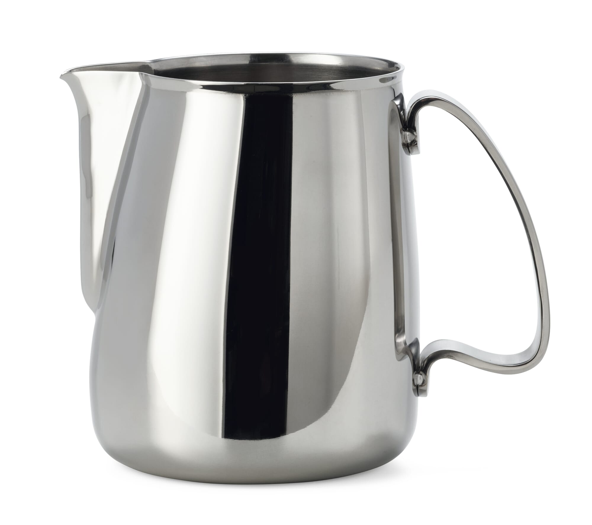 Pot à lait style italien - 500ml - acier inoxydable - argent - pot