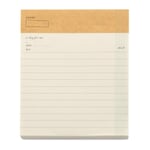 Check List Note Pad A5 White