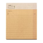 Notitieblok Checklist A5 Lichtbruin