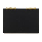 Spiralindbundet notesbog i liggende format Ruled