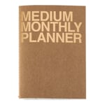 Monthly Schedule with Saddle Binding A5