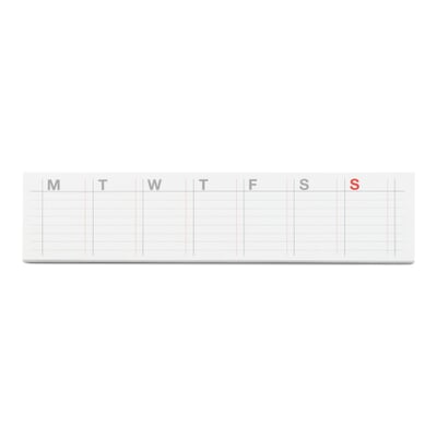 Weekly planner self-adhesive | Manufactum