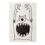 Greeting Card Letterpress Printing Monster