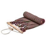 Enkelt hængekøje i bomuld Farverig