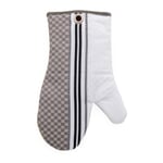Oven Glove Chequers White / Yellow