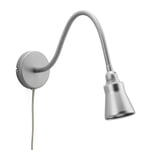 Gooseneck Wall Lamp Ärmel Silver-Coloured
