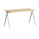 Table Pyramid, rectangulaire Petit Beige / Chêne