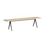 Bench Pyramid Large Black and Oak