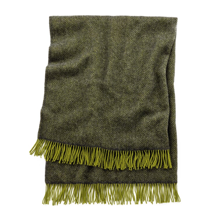 Decke Fischgrät, Grün | Manufactum