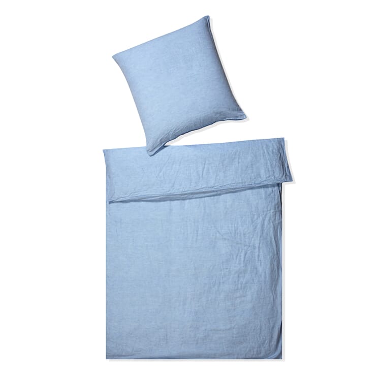 Linge de lit Lin, Bleu clair