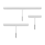 Lot de crochets Line Hook RAL 9016 Blanc signalisation