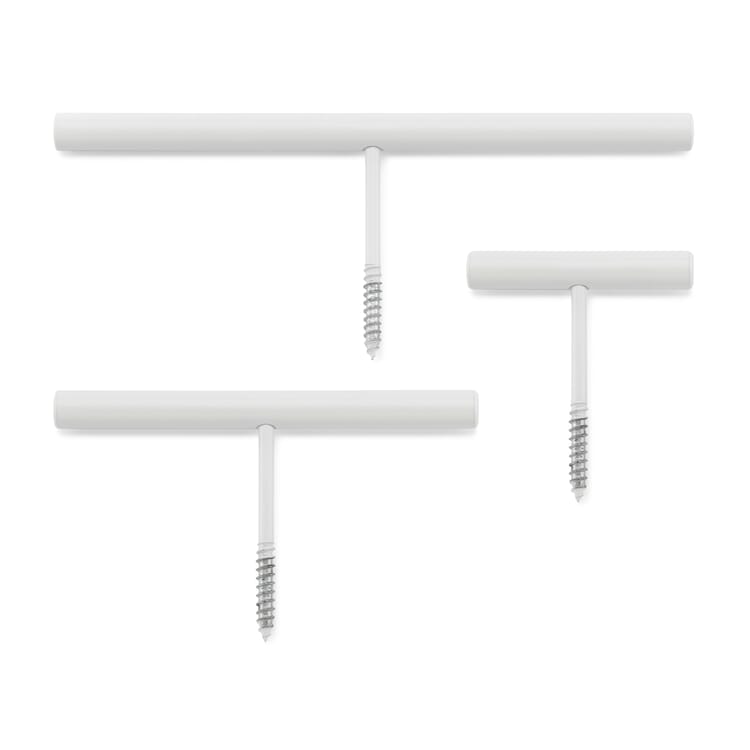 Set de crochets Line Hook, RAL 9016 Blanc signalisation