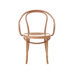 Poltrona con braccioli B-9 Naturale (incolore)
