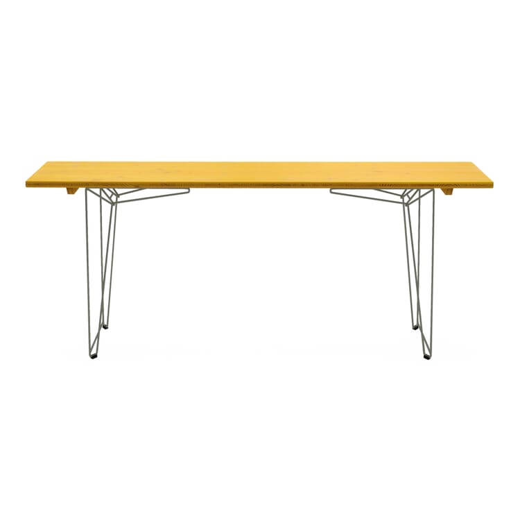 Table et banc BTB Plateau, RAL1018 Jaune zinc